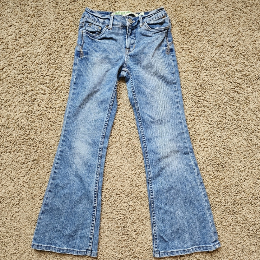 Limited Too Girls' Kids Light Wash Flare Jeans